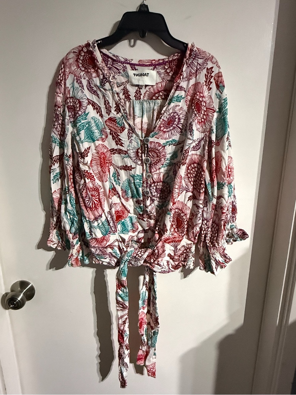 GC women’s Anthropologie Tugboat Floral Blouse size Medium